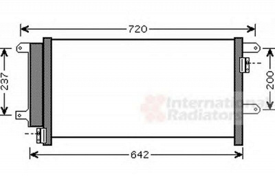 VAN WEZEL 28005089 -  Конденсатор, кондиционер
